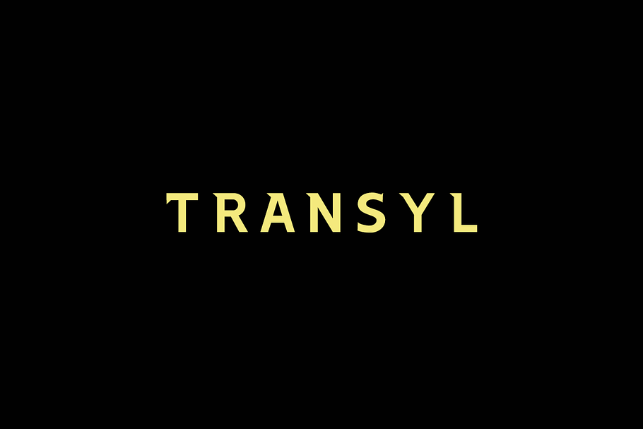 TRANSYL - Elegant Display Typeface