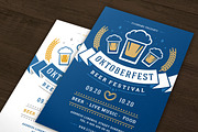 Oktoberfest party flyer template