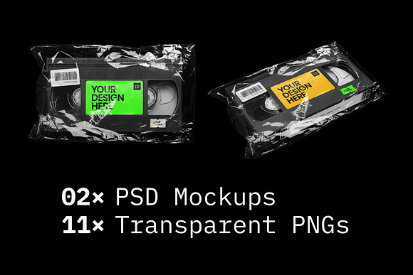 VHS Cassette Mockup in Product Mockups - product preview 6