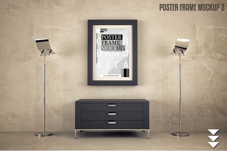 Interior frame mock-up in Print Mockups - product preview 8