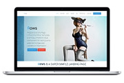 Rows - One Page HTML5 Template