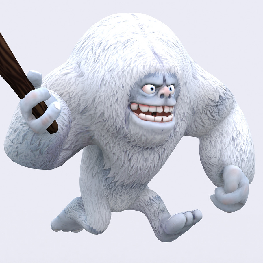 3DRT - Toon Yeti in Fantasy - product preview 5