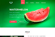 Watermelon PSD template