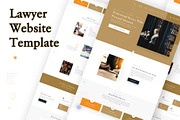 Law Firm - Homepage design