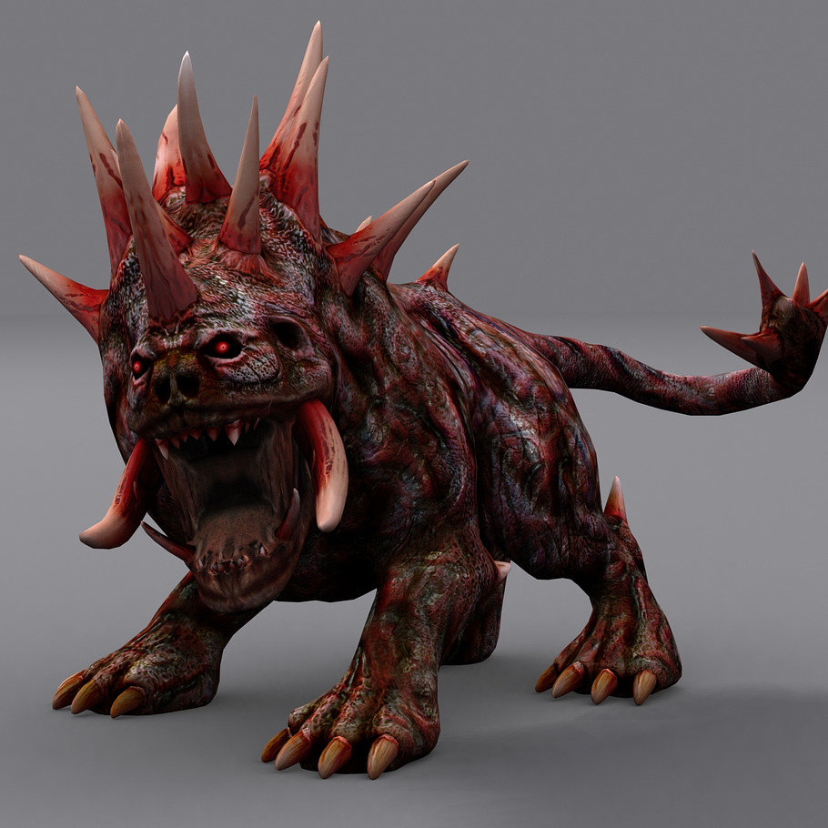 3DRT - Hellhounds in Fantasy - product preview 1