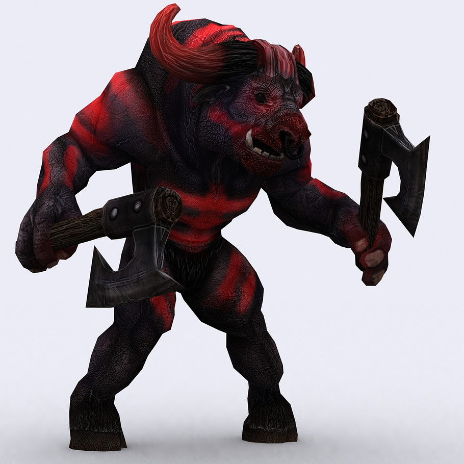 3DRT - Minotaurs in Fantasy - product preview 1