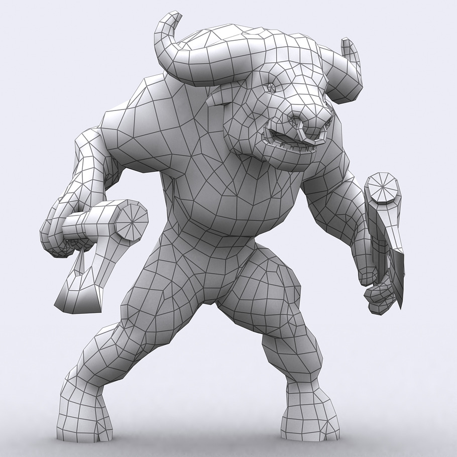 3DRT - Minotaurs in Fantasy - product preview 2