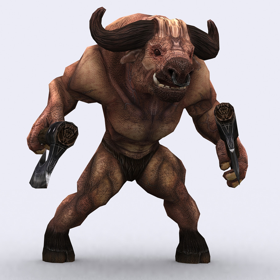3DRT - Minotaurs in Fantasy - product preview 3