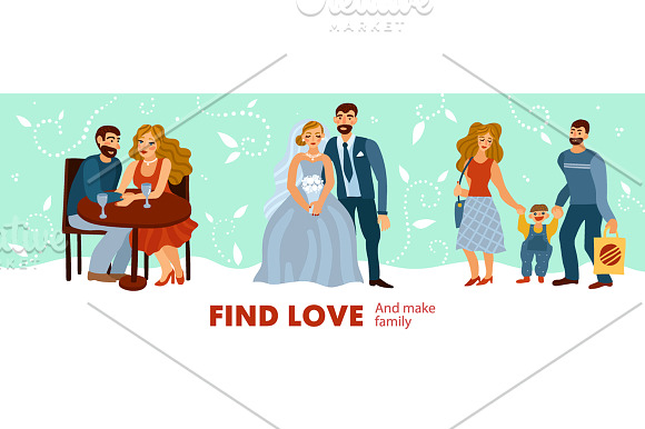 Love Scenes Set in Illustrations - product preview 3