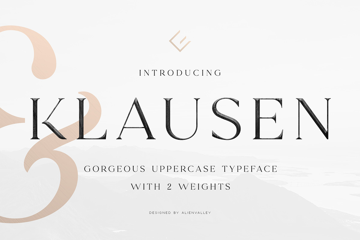 Klausen - Stylish All Caps Serif in Serif Fonts - product preview 8
