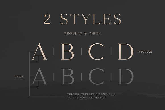 Klausen - Stylish All Caps Serif in Serif Fonts - product preview 1