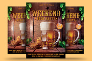 Weekend Beer Party Flyer