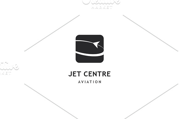 Jet Centre in Logo Templates - product preview 1