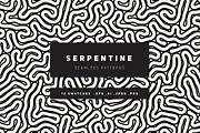 Serpentine Seamless Patterns Set