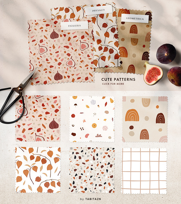 120+ Abstract geometric autumn set in Illustrations - product preview 3
