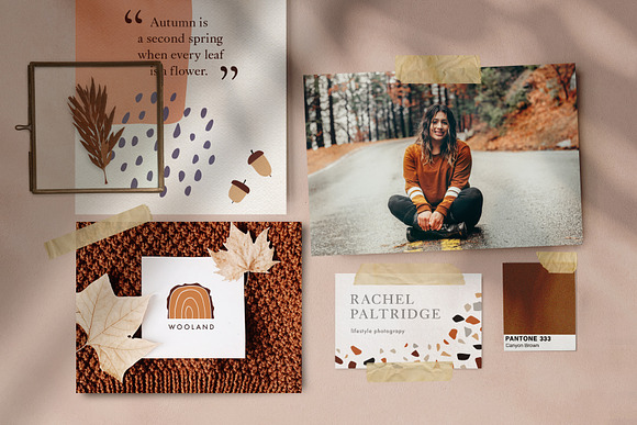 120+ Abstract geometric autumn set in Illustrations - product preview 10