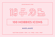 Line Icons – Hobbies