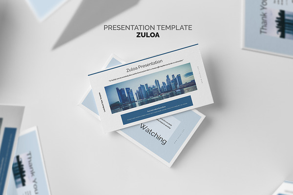 Zuloa : Blue Business Powerpoint