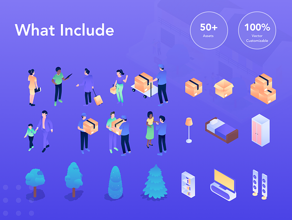 Real Estate Isometric Kit Vol.1 in Illustrations - product preview 4