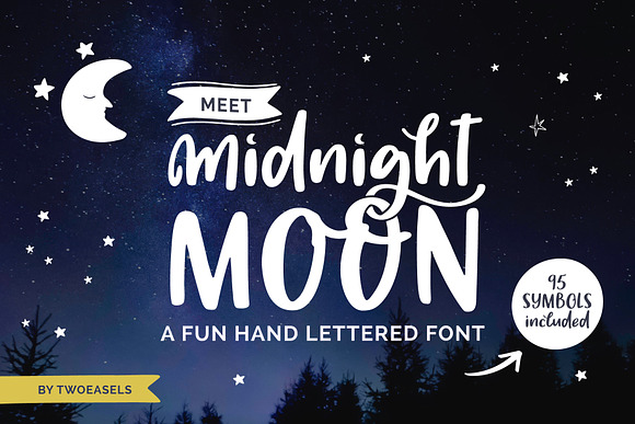 Midnight Moon Font and Symbols in Display Fonts - product preview 7