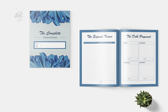 Finance Daily Planner Book in Brochure Templates - product preview 3