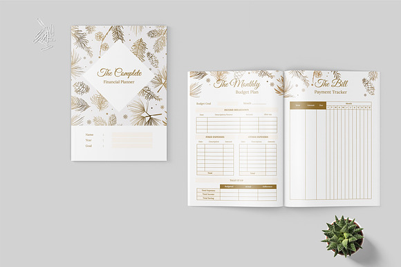 Finance Daily Planner Book in Brochure Templates - product preview 3