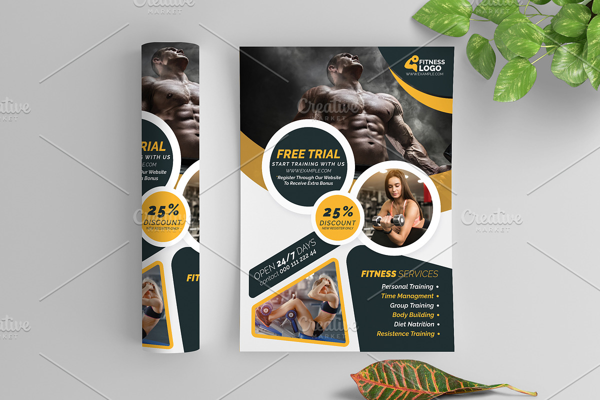 Fitness/Sports Flyer in Flyer Templates - product preview 8