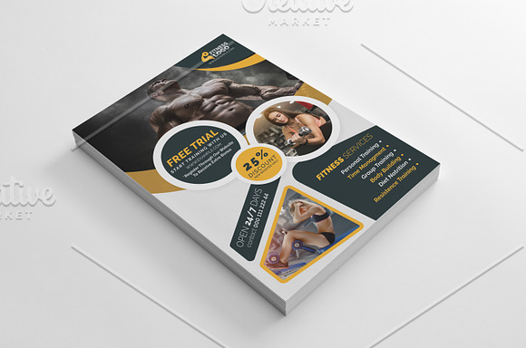 Fitness/Sports Flyer in Flyer Templates - product preview 1