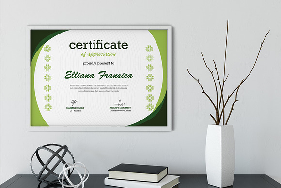 Certificate / Diploma Template in Flyer Templates - product preview 1