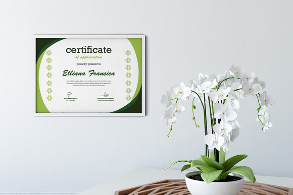 Certificate / Diploma Template in Flyer Templates - product preview 3