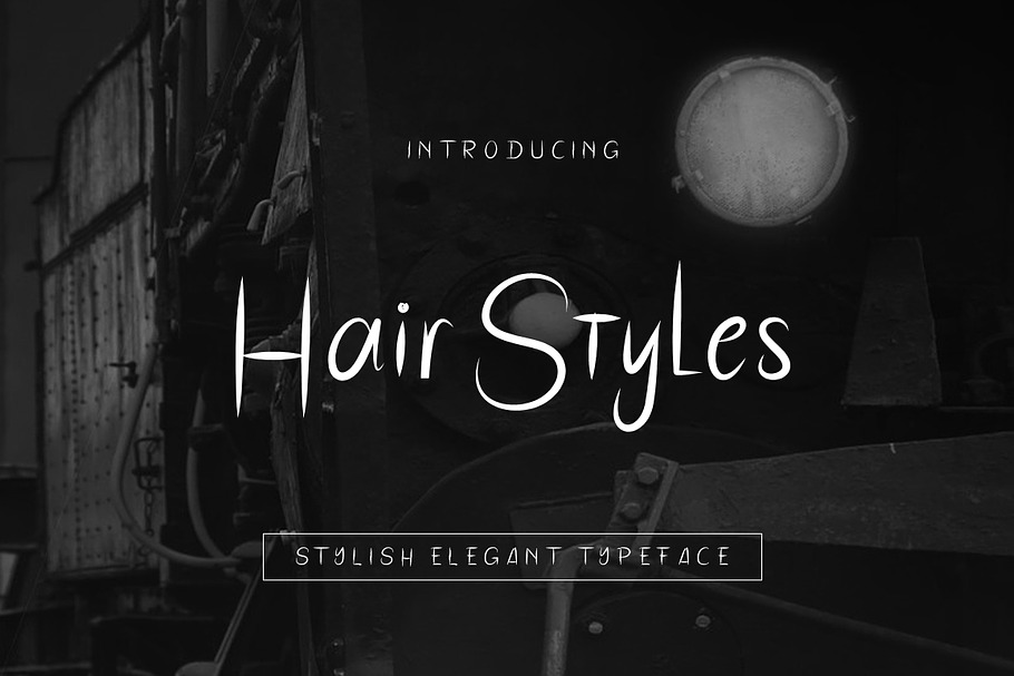 HairStyles in Sans-Serif Fonts - product preview 8