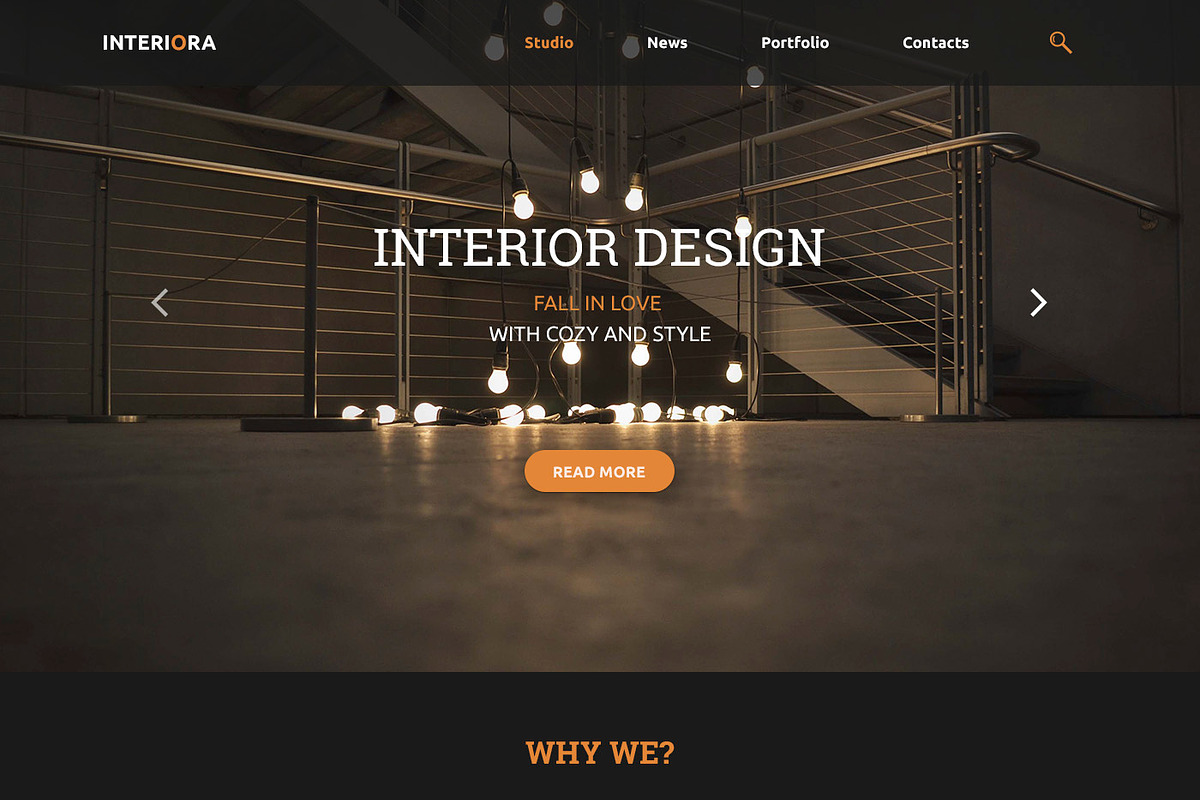 Interiora PSD template in Landing Page Templates - product preview 8