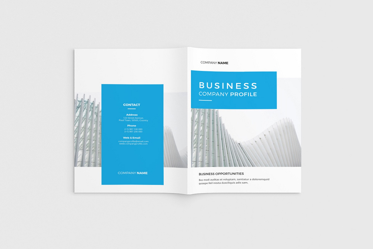 Moderno - A4 Company Brochure in Brochure Templates - product preview 8