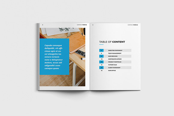 Moderno - A4 Company Brochure in Brochure Templates - product preview 1