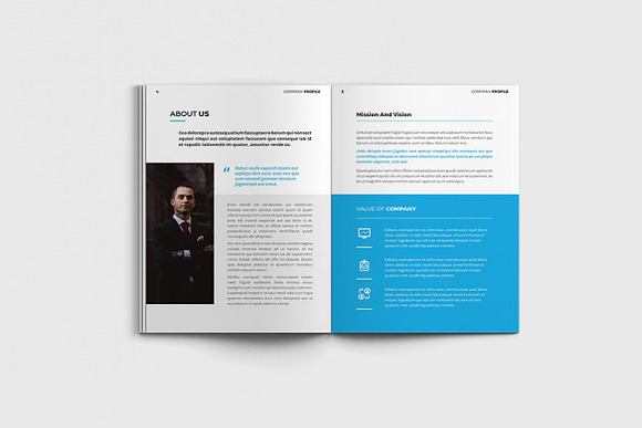 Moderno - A4 Company Brochure in Brochure Templates - product preview 2