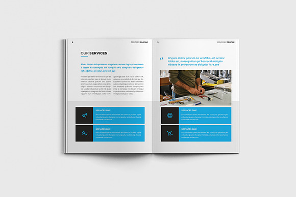 Moderno - A4 Company Brochure in Brochure Templates - product preview 11