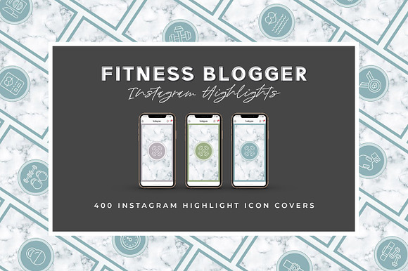 Fitness Highlights for Instagram in Instagram Templates - product preview 11