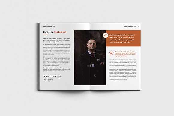 Cortech - A4 Corporate Brochure in Brochure Templates - product preview 2