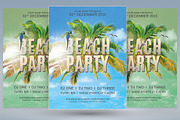 Palm Beach Party Flyer