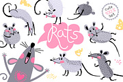 Rats - cute set