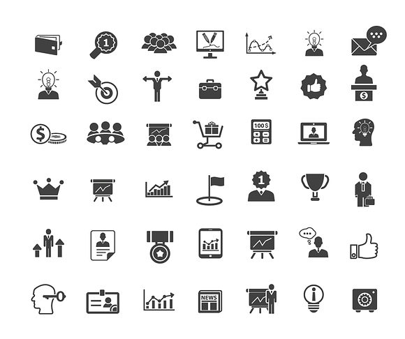 36 marketing icons in Marketing Icons - product preview 1