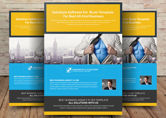 2 Social Media Consultant Flyers in Flyer Templates - product preview 1