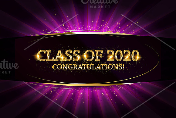 Class of 2020 Congratulations! in Graphics - product preview 1