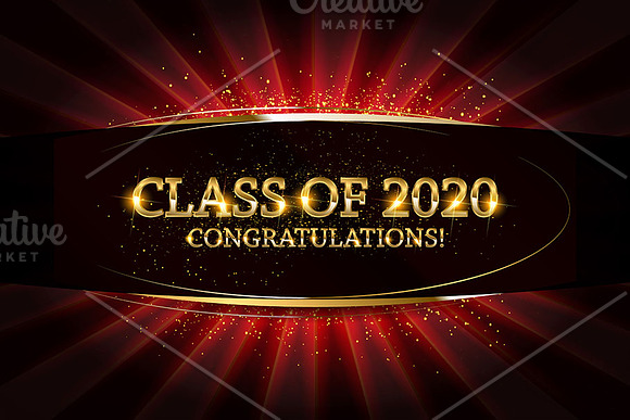 Class of 2020 Congratulations! in Graphics - product preview 2
