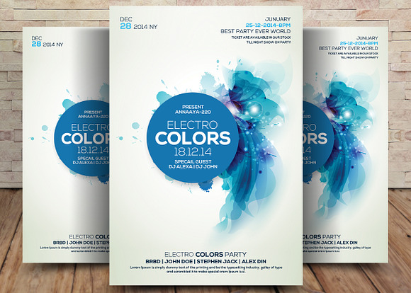 07 Party Flyers Bundle in Flyer Templates - product preview 1