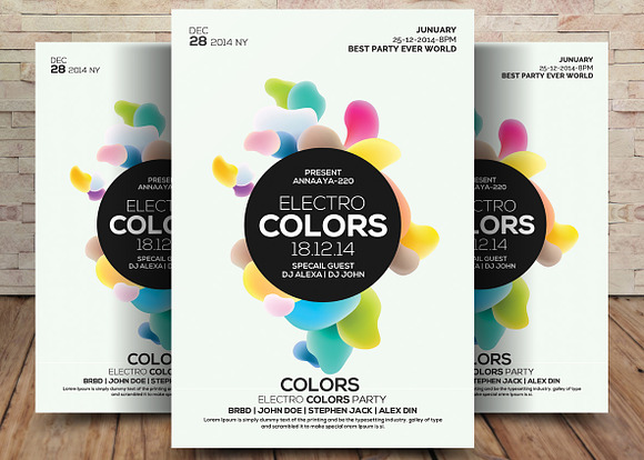 07 Party Flyers Bundle in Flyer Templates - product preview 3