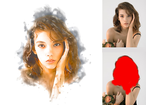 Ink Liquid Effect Photoshop Action 2 in Add-Ons - product preview 1