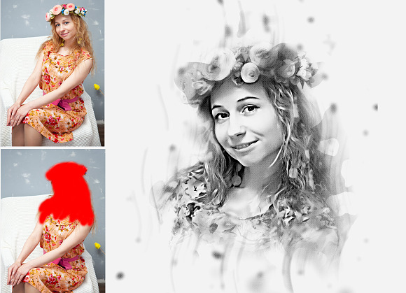 Ink Liquid Effect Photoshop Action 2 in Add-Ons - product preview 2