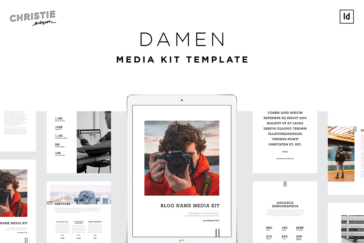 Damen Media Kit Template in Brochure Templates - product preview 8