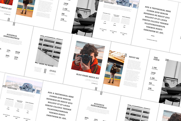 Damen Media Kit Template in Brochure Templates - product preview 4